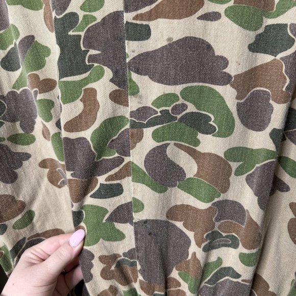 Vintage 1990s Ranger Camo Hunting Insulated Coveralls Men's Size Large - Picture 11 of 11